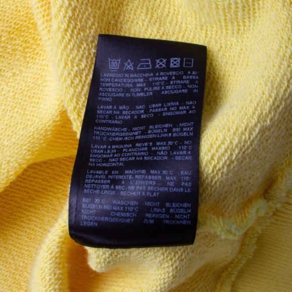 RAF SIMONS F/W 2018 Yellow Cotton Drugs Sweatshirt - Picture 9 of 9